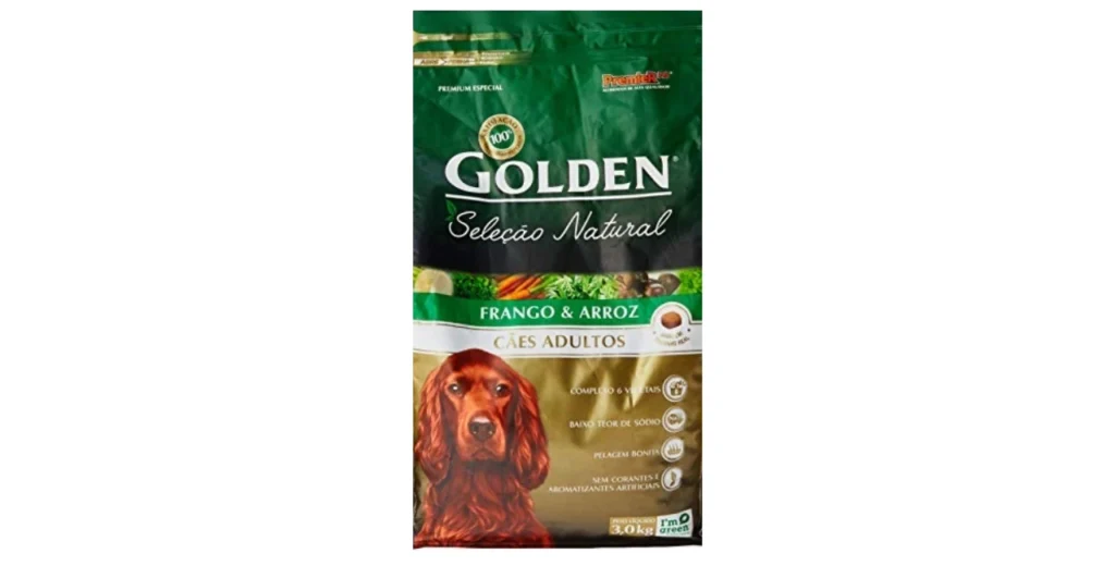Golden Seleção Natural Cães Adultos Frango e Arroz